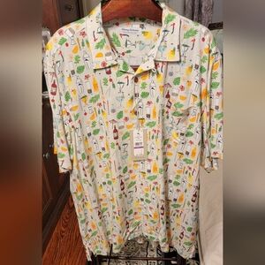 Tommy Bahama Tropical Print Casual Shirt NWT Size XXL